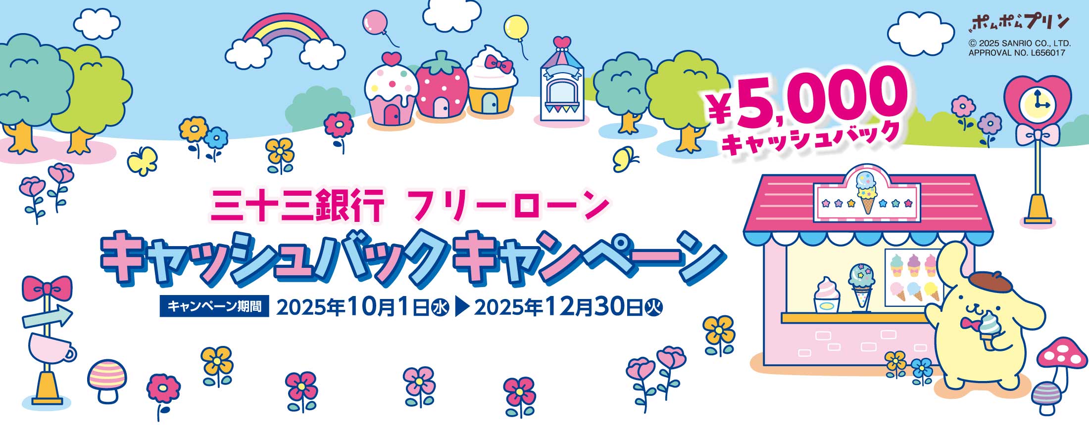 フリーローンキャッシュバックキャンペーン